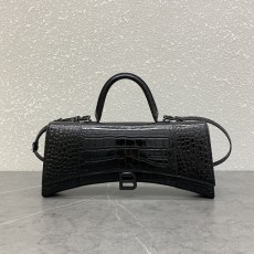 발렌시아가 Hourglass Top Handle BAG
