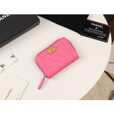 샤넬 보이 지퍼 지갑