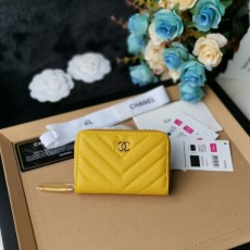 샤넬 보이 지퍼 지갑