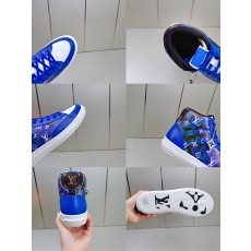 루이비통 Traine 하이탑 운동화