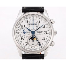 론진 가죽시계 마스터컬렉션