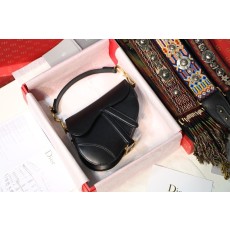 디올 새들백 레더 미니