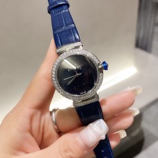 불가리 가죽시계