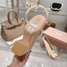 미우미우 여성 미들힐