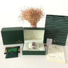 로렉스 데이저스트 핑크콤비 초코판