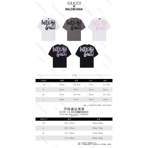 발렌시아가 반팔티 남녀공용 5가지 색상