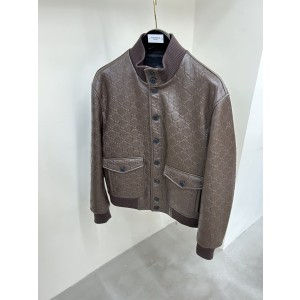 구찌 가죽 자켓 (인조가죽)