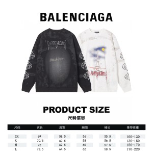 발렌시아가 맨투맨 남녀공용 2가지 색상