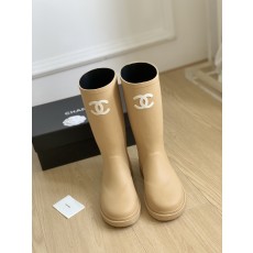 샤넬 장화 레인부츠 여성