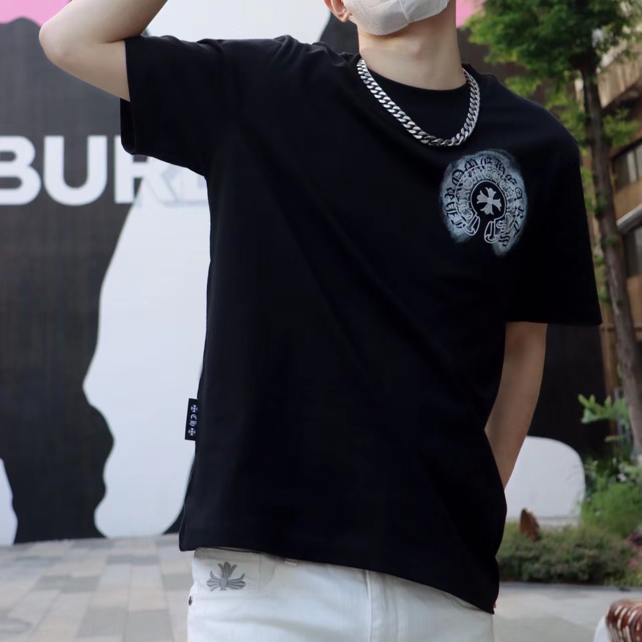 크롬하츠 반팔티 남녀공용 2가지 색상