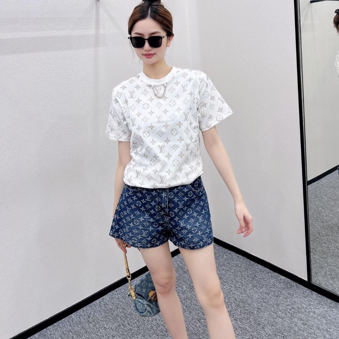 루이비통 반팔티 여성 2가지 색상