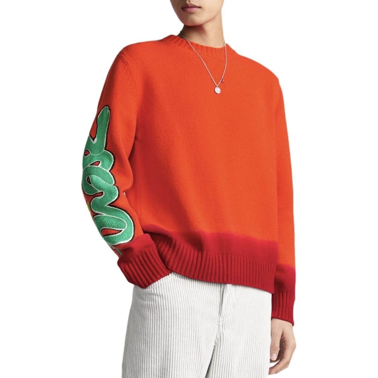 디올 니트 긴팔 티셔츠 남성