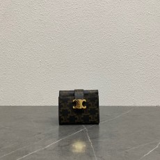 셀린느 지갑 빅투와르 서플 트리오페 캔버스